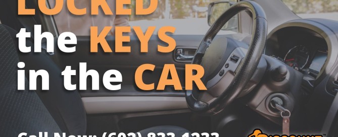 Locked keys Car